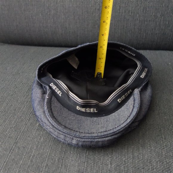 Diesel Pro V HP Cabbie Style Blue Denim Hat Size 11 - Picture 8 of 16
